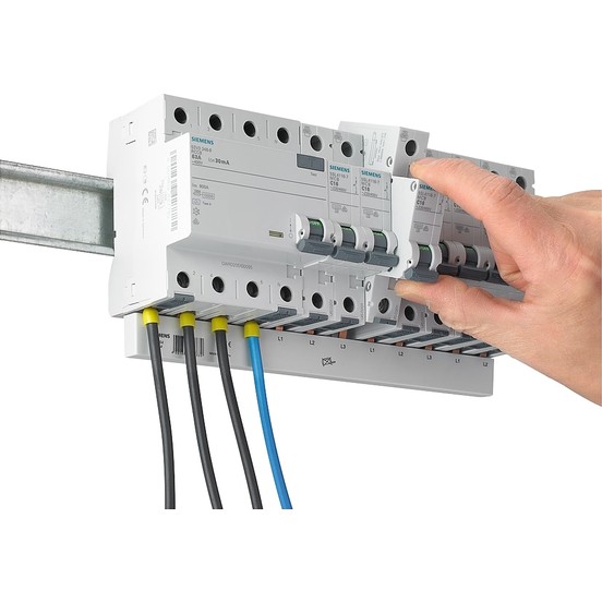 Siemens 5SL6106-6YA 1 Fazlı 6 Amper B Tipi (Çabuk Karakterli) 6Ka Otomatik Sigorta